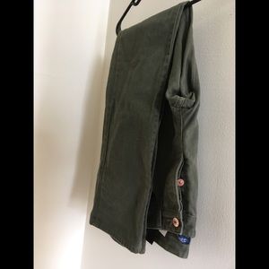 Olive Slim fit pants